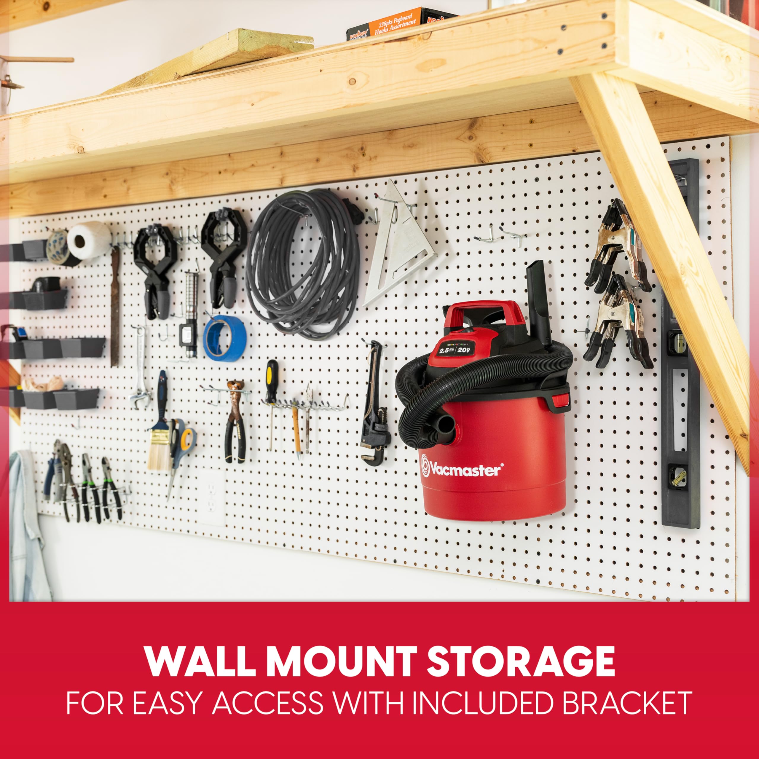 Vacmaster 2 5-Gallon 20V Cordless Wet Dry Vac - DVOM202P 1101 — view 6