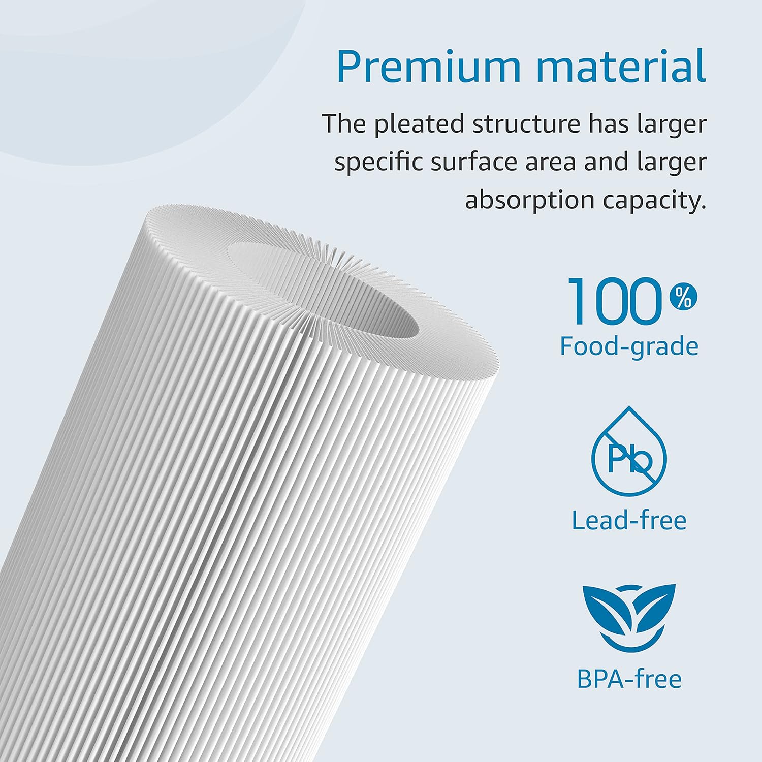 AQUACREST FXHSC 10" x 4.5" Whole House Water Filter, Replacement for GE FXHSC, Culligan R50-BBSA, Pentek R50-BB and DuPont WFHDC3001, American Plumber W50PEHD, GXWH40L, Pack of 2 (Packing May Vary) : Tools & Home Improvement