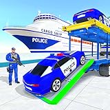 8. Police car transport game as an actual police car transporter experience