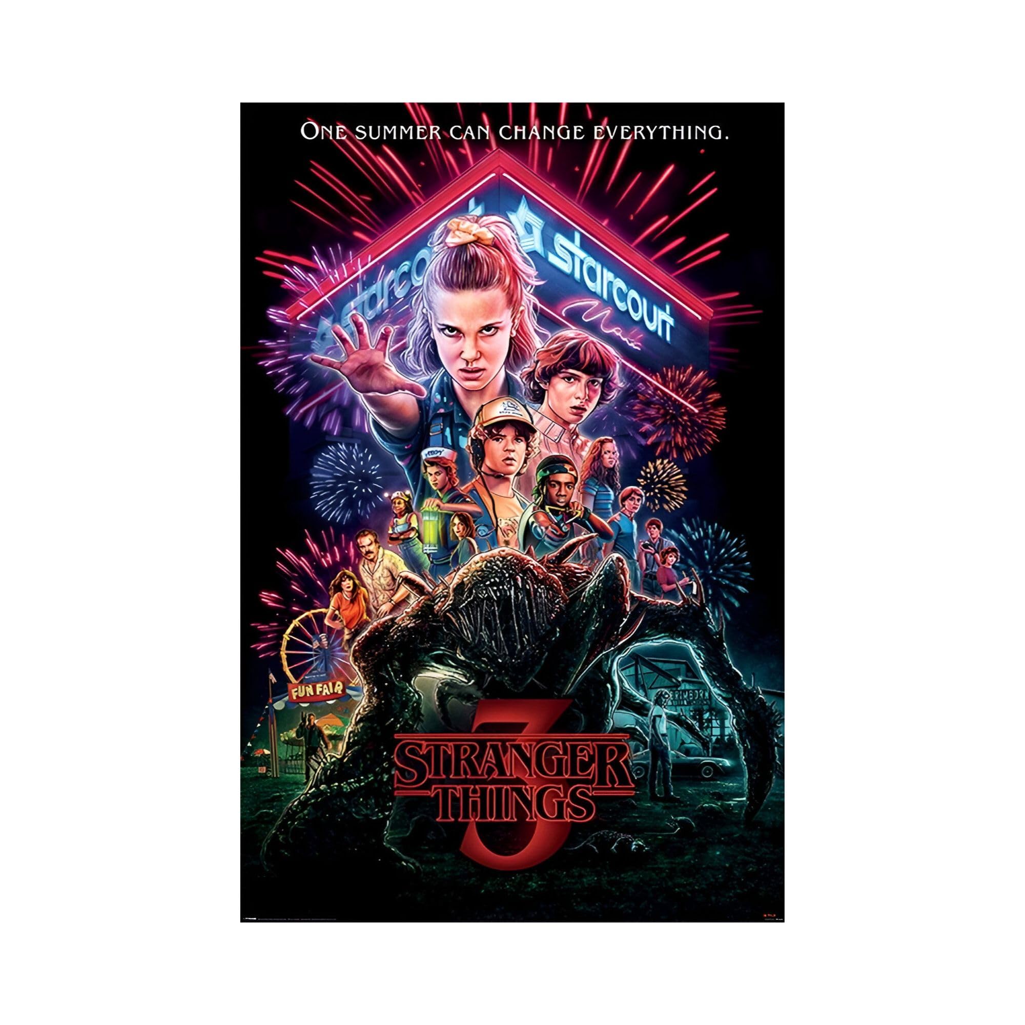 Affiche 3D Stranger Things Saison 3 Funko EPPL71354