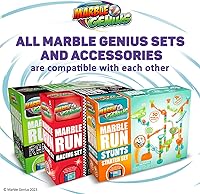 Vista 6 de Marble Genius Automatic Chain Lift - Marble Run Accessory Add-On Set for Creating Exciting Mazes, Tracks, and Races - Endless Fun, and Creativity