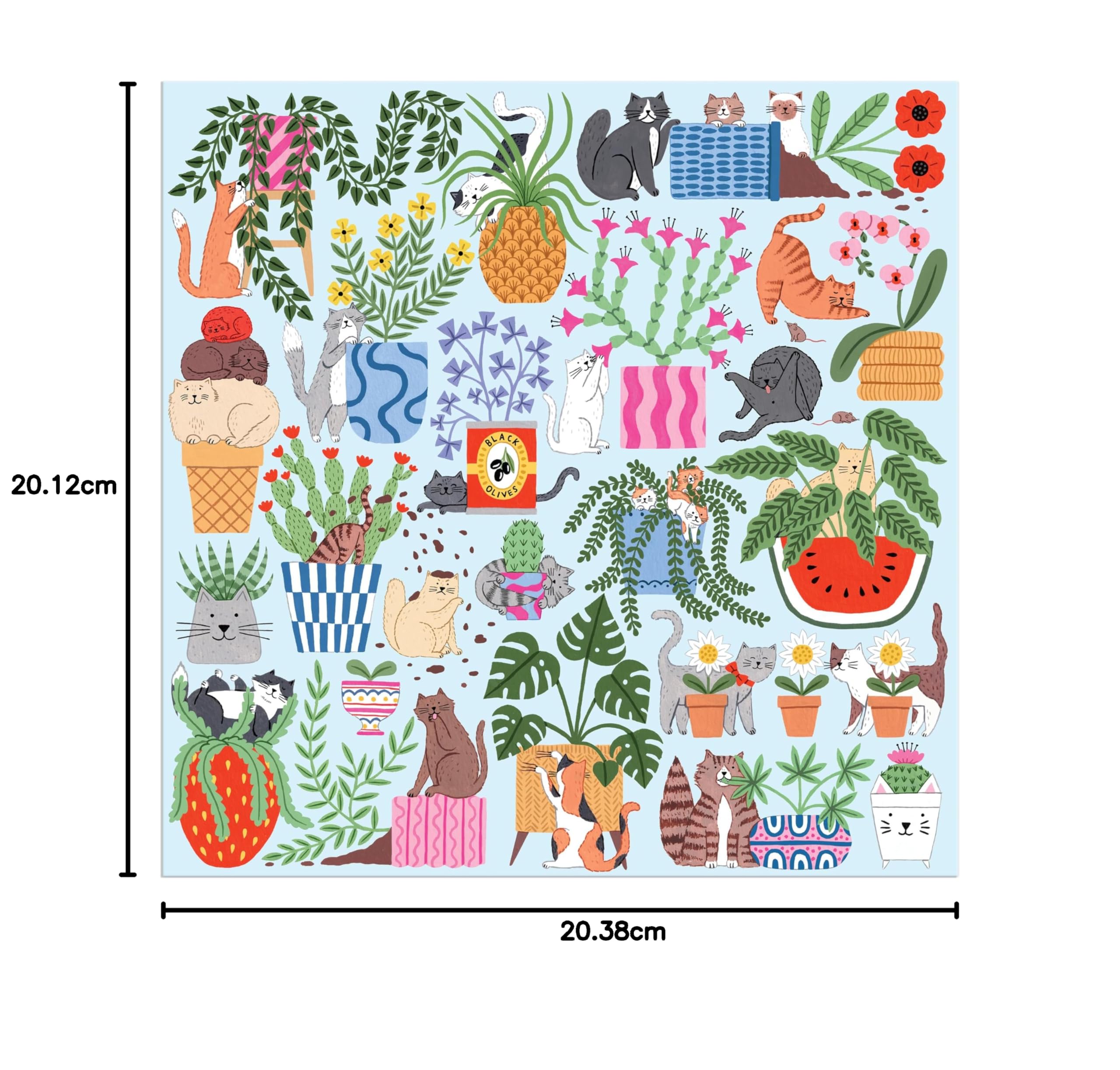 Cats in the Houseplants 500 Piece Puzzle