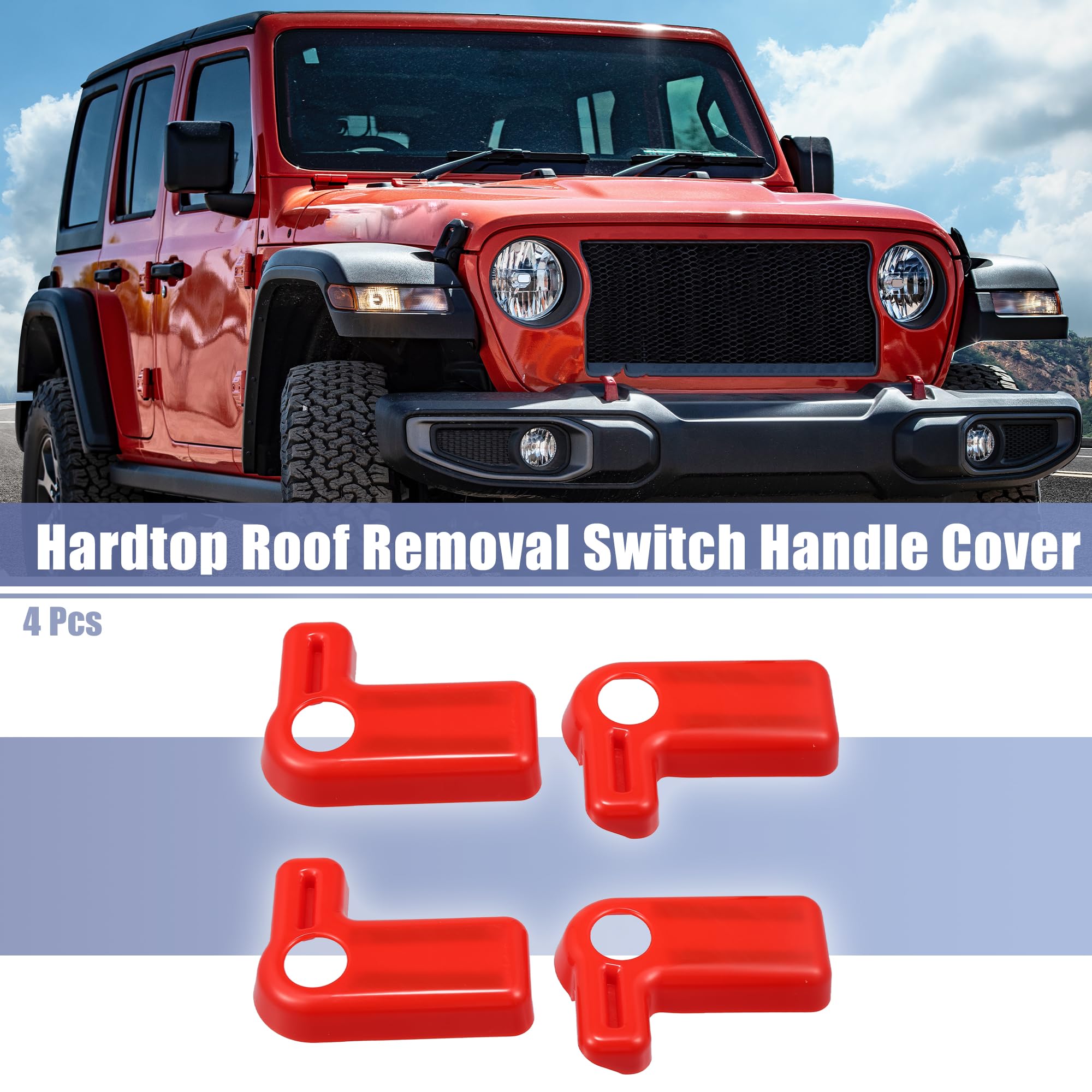 jeep ハードトップルーフリムーバルスイッチハンドルカバー フリーダムパネル Amazon | X AUTOHAUX ルーフリムーバルスイッチハンドルカバー ジープ