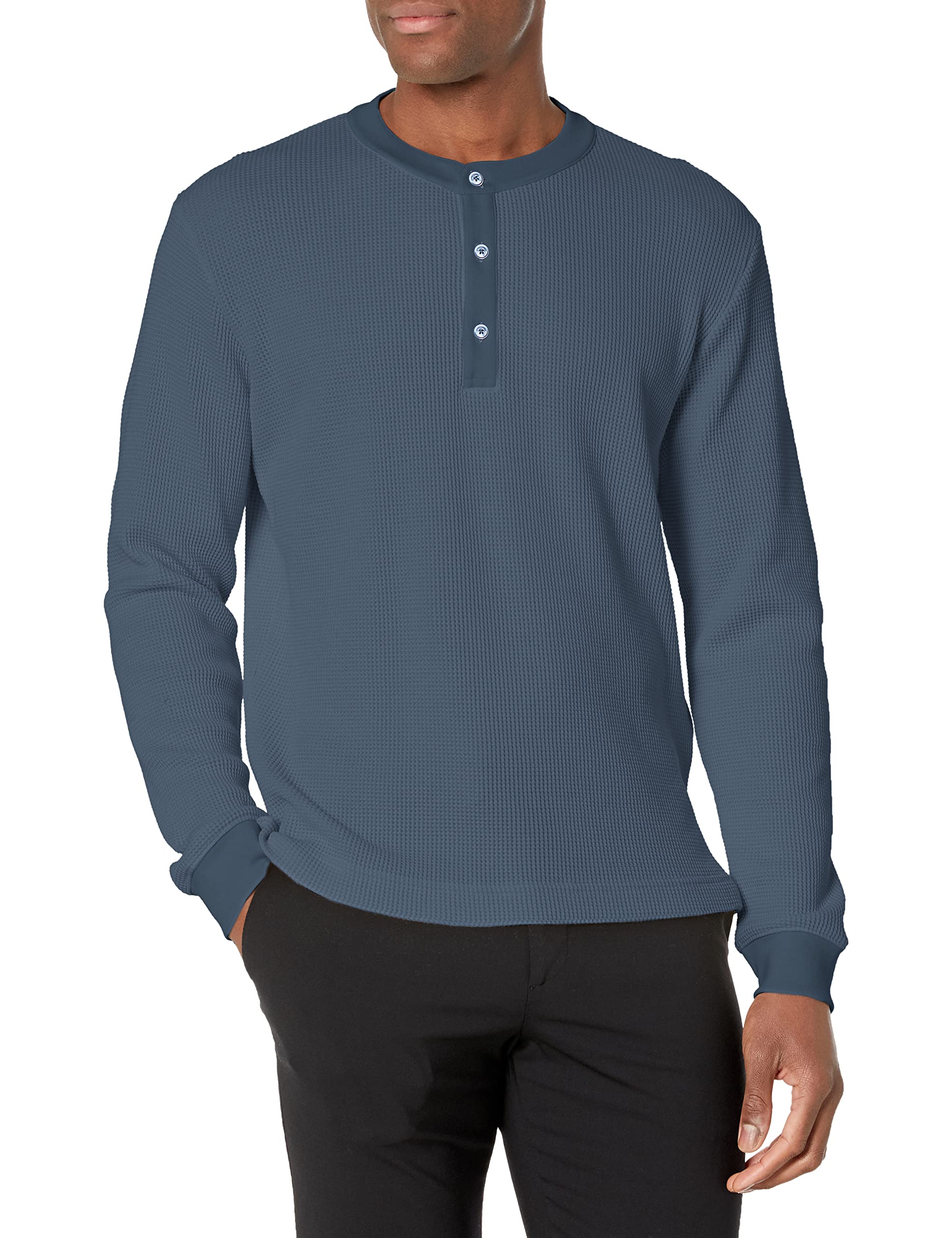 mens Theory Men's Balena Henley Studio T Waffle Shirt