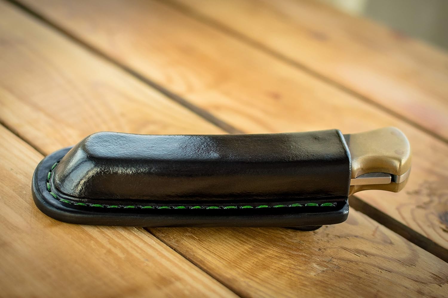 Custom leather sheath for Buck knife, Friction sheath with belt loop made for Buck 110 folding hunter, folding knife case, pocket knife leather case