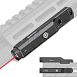 DEFENTAC 1600 Lumens Red Laser Light Combo Compatible with M-Lok/Picatinny for Rifle, Weapon Light with with Momentary Strobe, Rechargeable