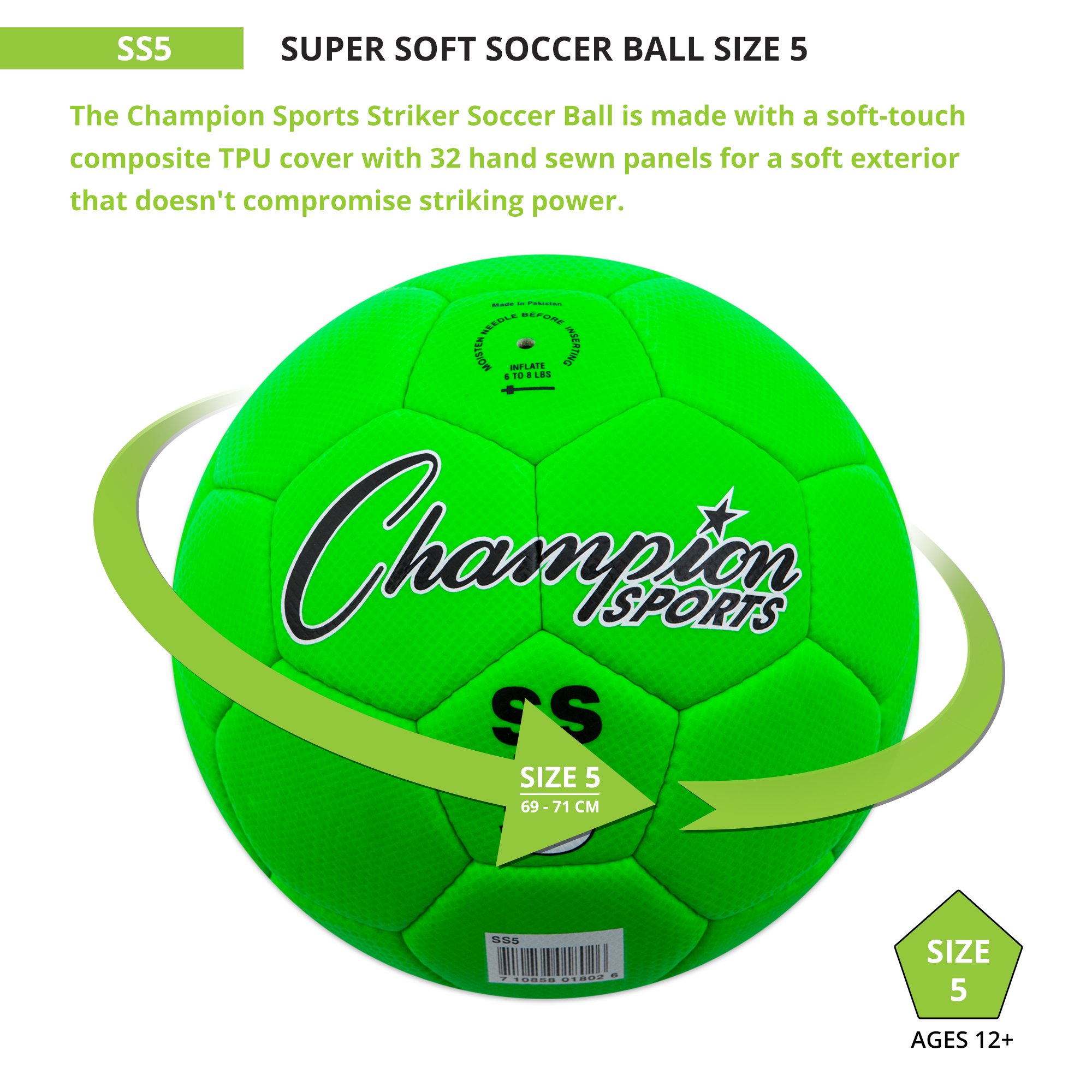 Champion Sports Super miękka piłka nożna