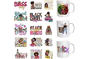 18 Sheets UV DTF Cup Wraps for Most Mugs