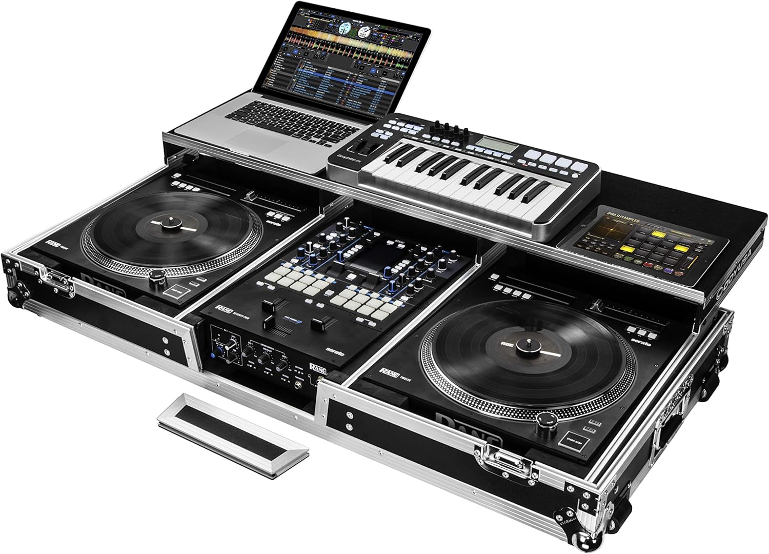 Odyssey Cases FZGSPRA1272W DJ Coffin Compatible with Rane Seventy-Two/Rane Twelve