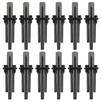 Vista 1 de HOZEON 12 cuñas de cuña y pluma, 5/8 pulgadas para hormigón, roca, piedra, divisor, mármol, herramientas manuales de granito