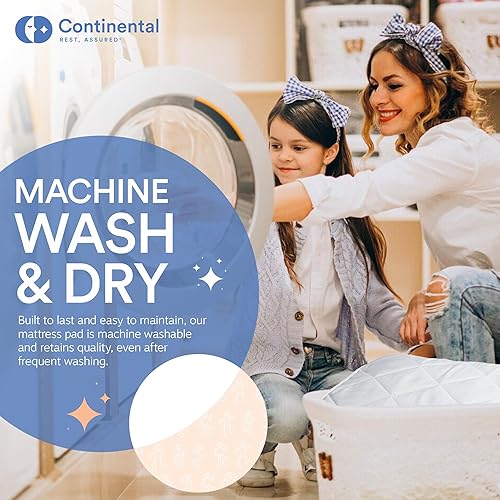 Miniatura 6 de Continental Bedding Protector de colchón ajustable impermeable de alta calidad para cuna y niños pequeños, transpirable, resistente a las manchas,