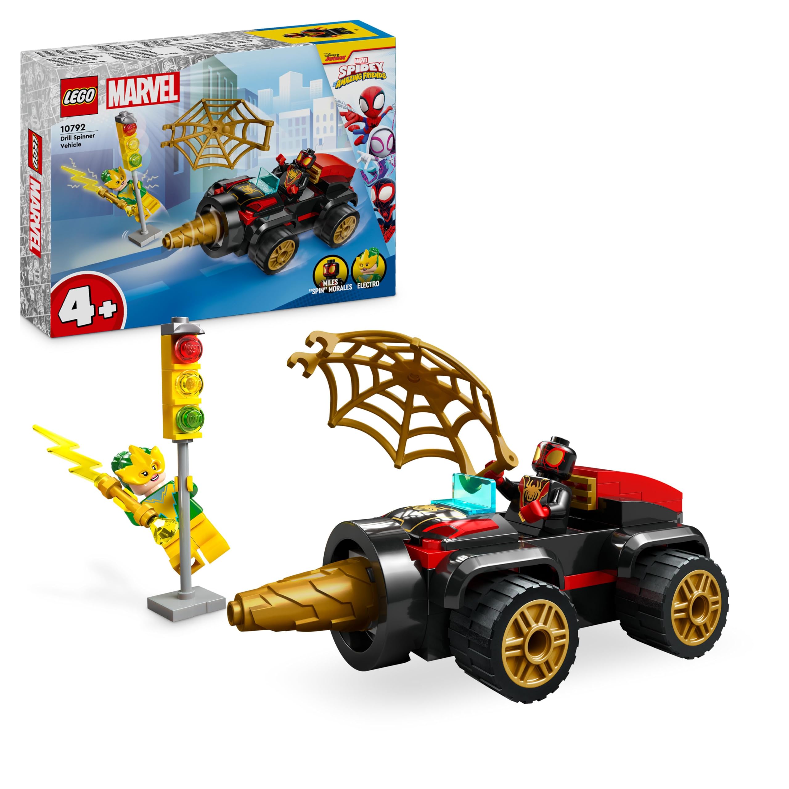 Amazon.com: Lego Team Spidey Drill Spinner Vehicle Set 10792