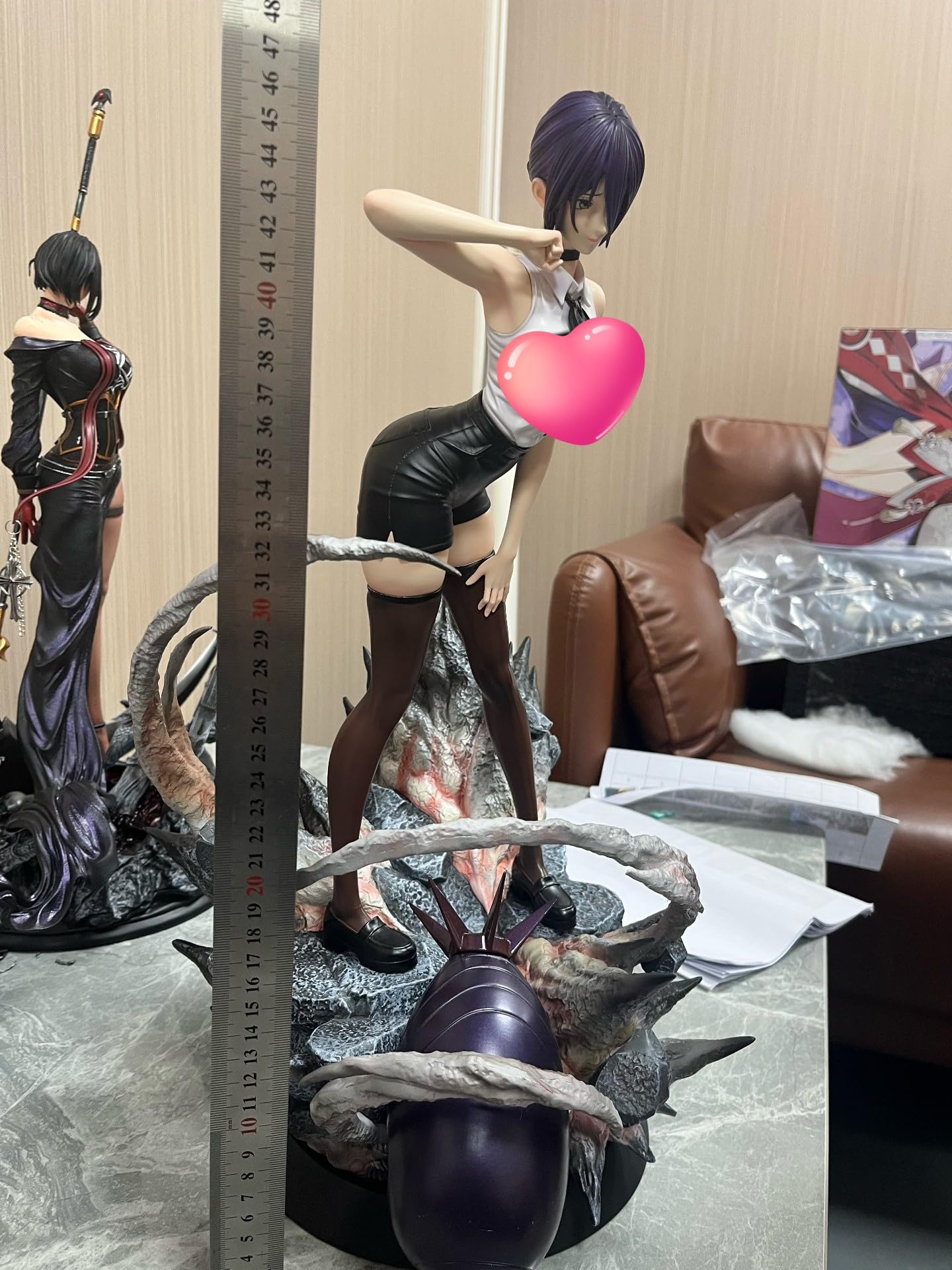 チェンソーマン　レゼ　ガレージキット　フィギュア　塗装完成品 Amazon.co.jp: 蕾塞 レゼ フィギュア 1/4スケール 塗装済み完成品