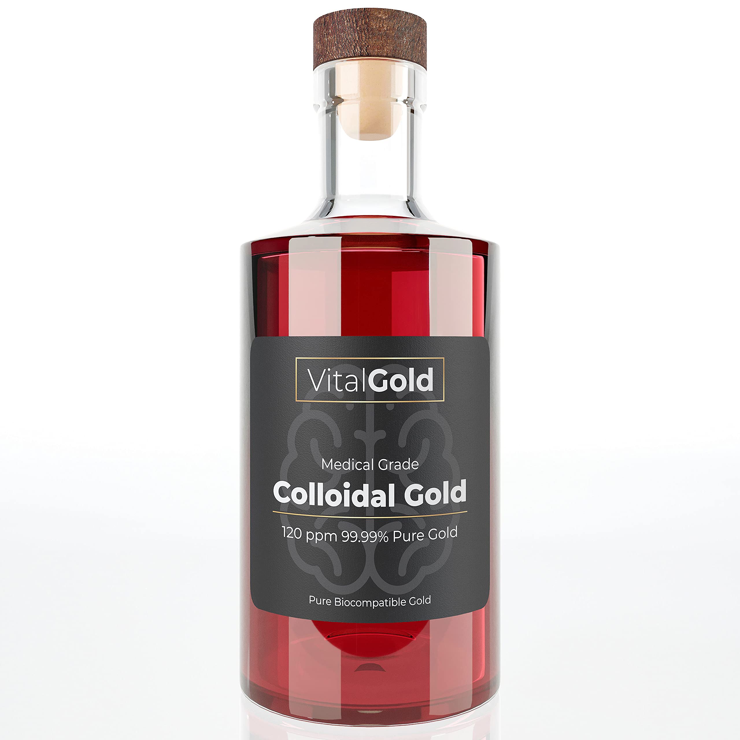 Colloidal Gold 120 PPM Ultra Strength Gold Supplement Buy Online in