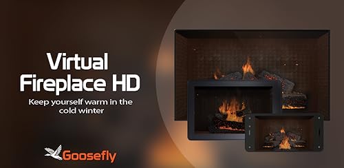 lareira virtual HD grátis - Decore o seu quarto nas férias de Natal no inverno com chaminé romântica