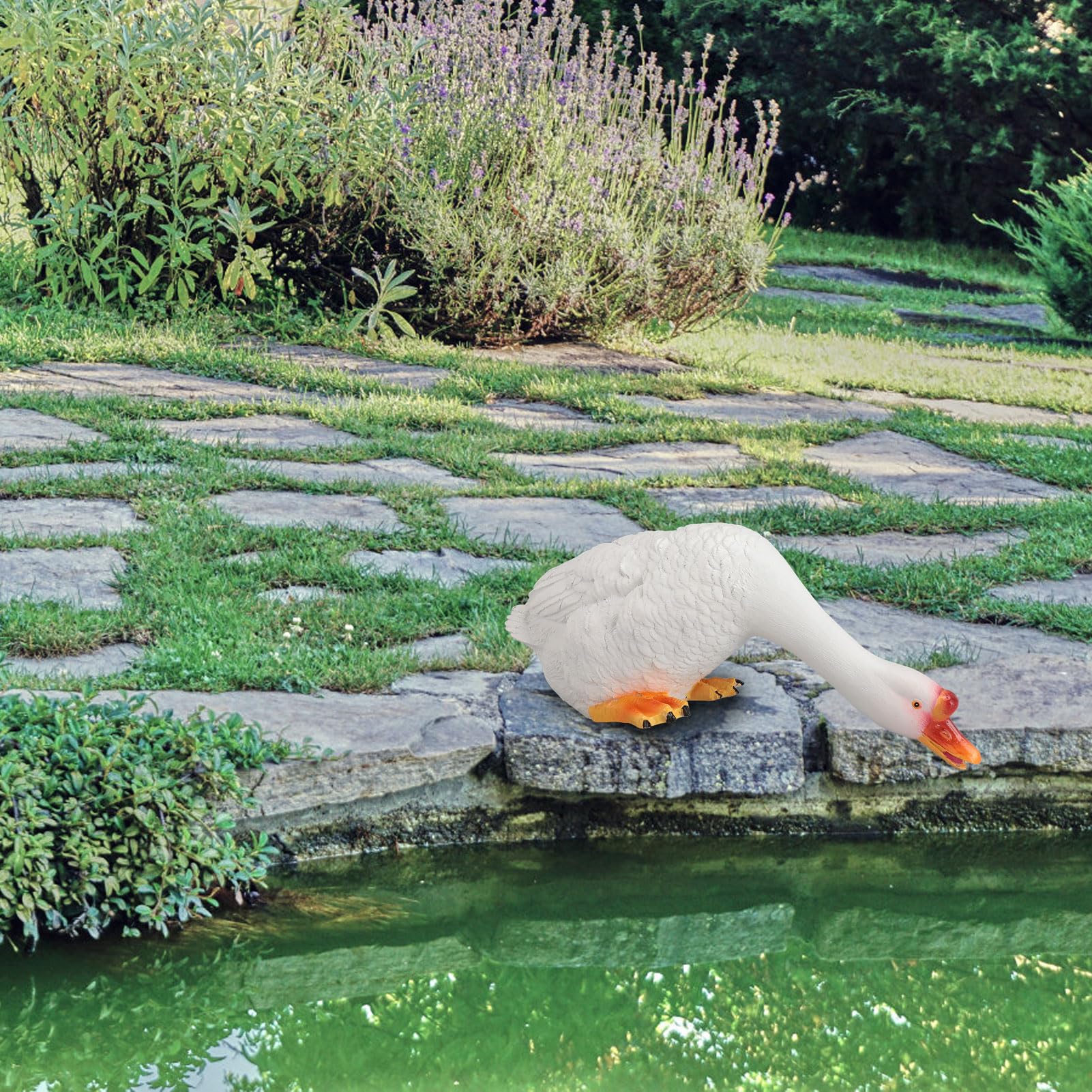 100 mini rane decorative da giardino in resina, mini rane in miniatura