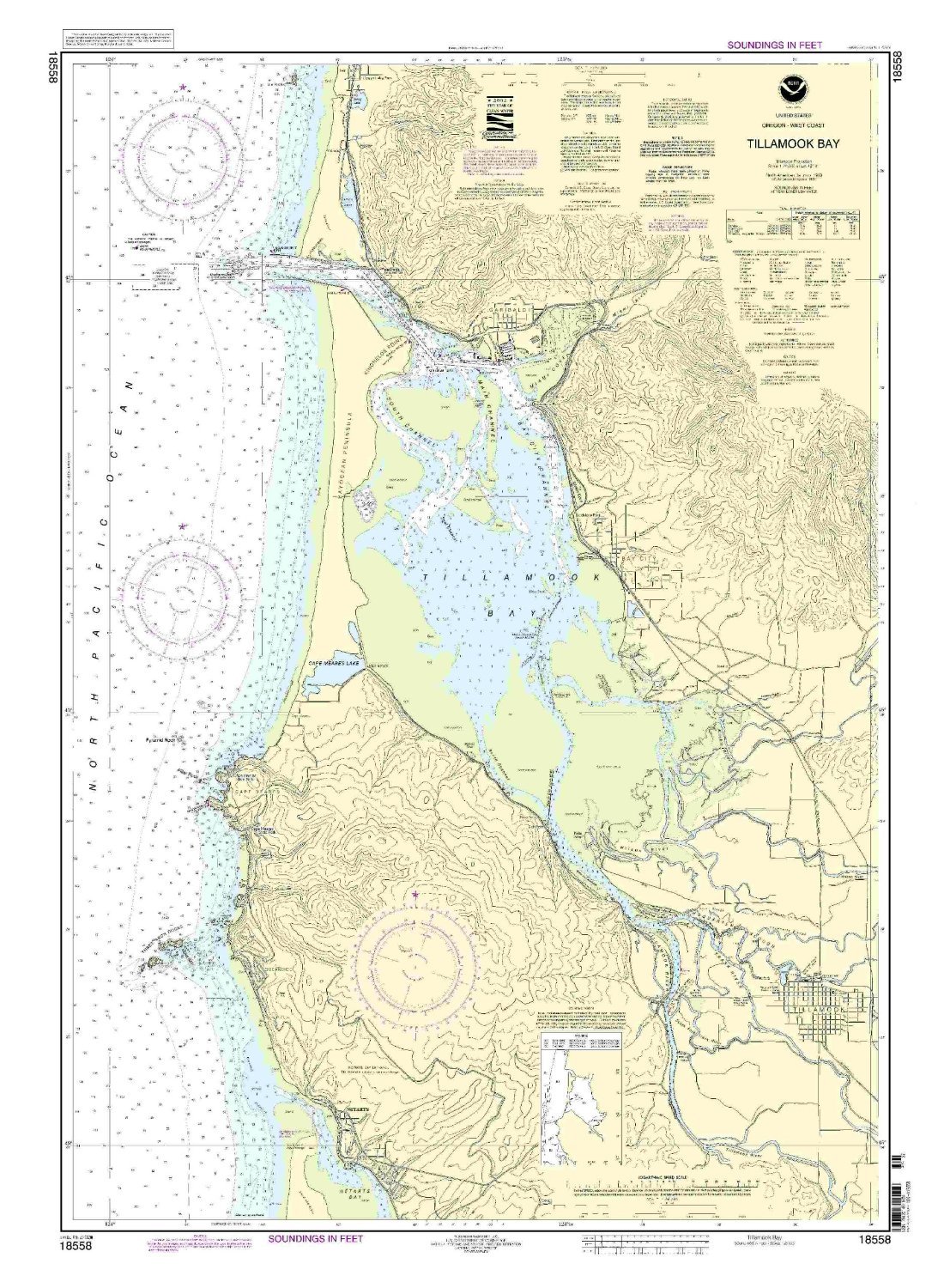 NOAA 18558 Tillamook Bay