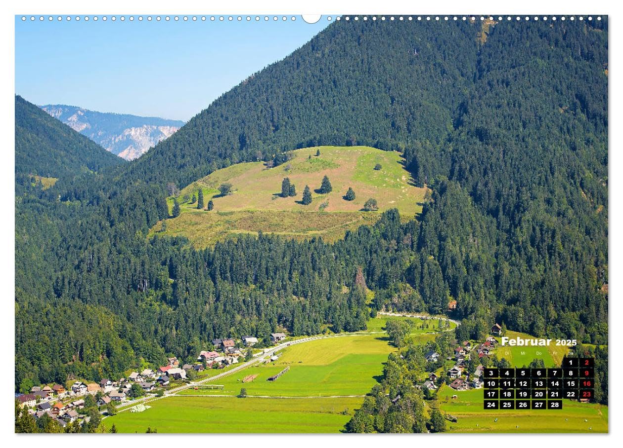 Berge um Kranjska Gora - die Lust zum Wandern (hochwertiger Premium Wandkalender 2025 DIN A2 quer), Kunstdruck in Hochglanz: Wandern in Julischen ... ist die pure Lust am Leben! (CALVENDO Natur)