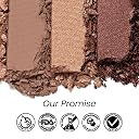 Glam21 Little One 4-in-1 Eyeshadow Palette,Little Lady - 3.5gm & Eyeshadow Brush |Pigmented, Blendable Mattes & Shimmers |Soft, Durable Brush for Flawless, Long-Lasting Eye Makeup |Combo Pack Of 2 gallery image