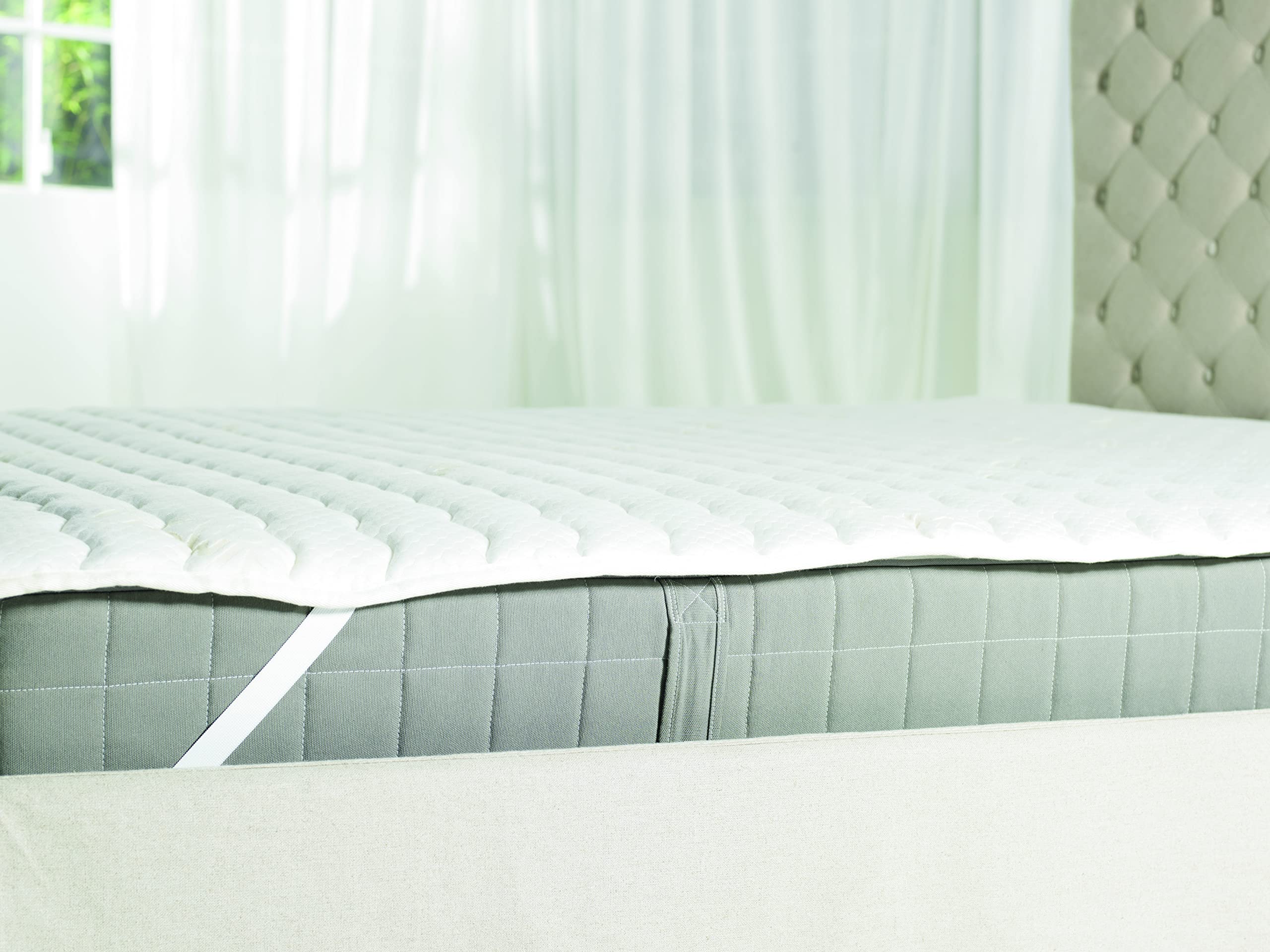 Naimoli's World, Dolce Notte 90x190 Bianco, Scaldaletto Singolo con Fili Conduttivi in Fibra di Carbonio - Made in Italy