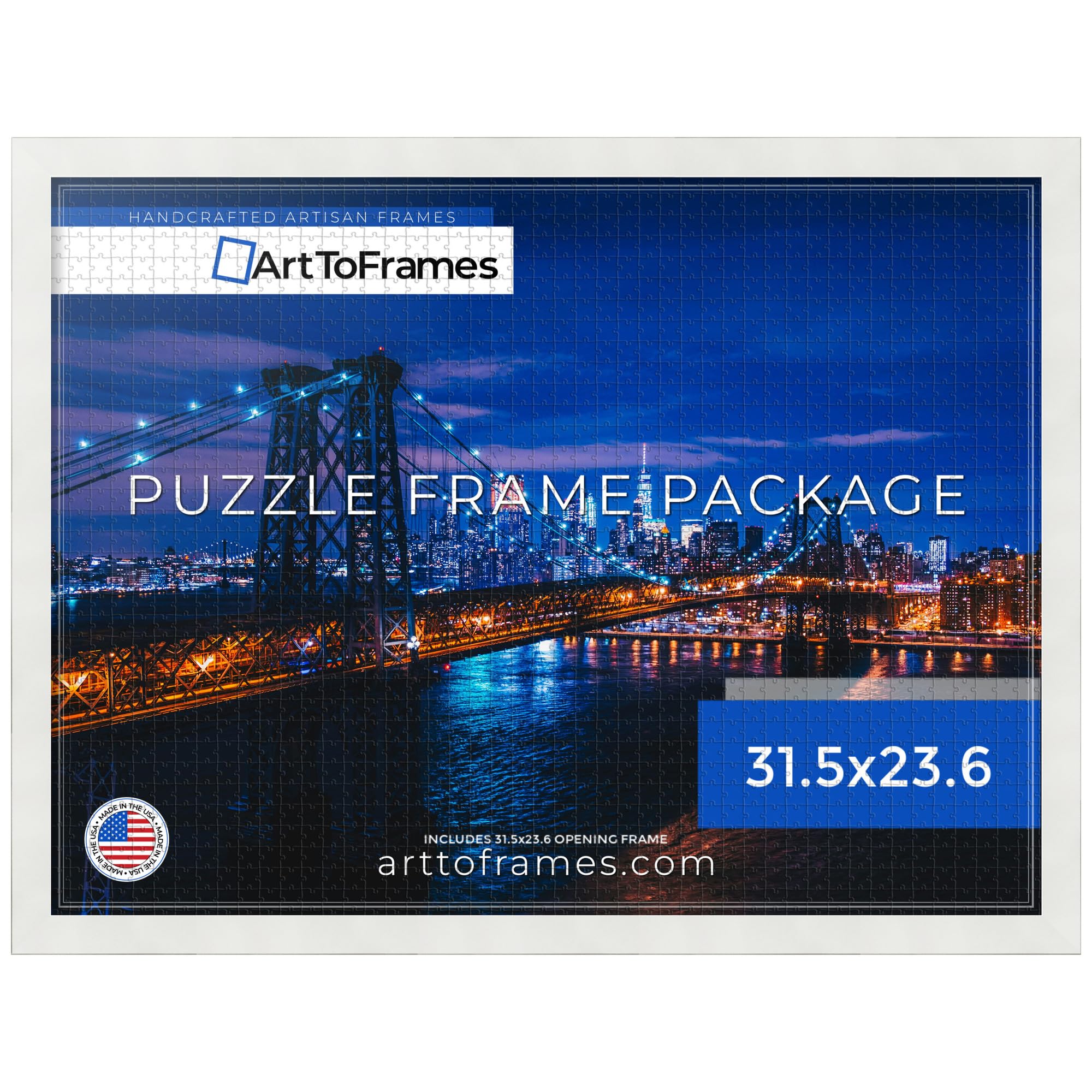 Amazon.com - ArtToFrames 31.5x23.6 INCH/80x60 CM White Frame for