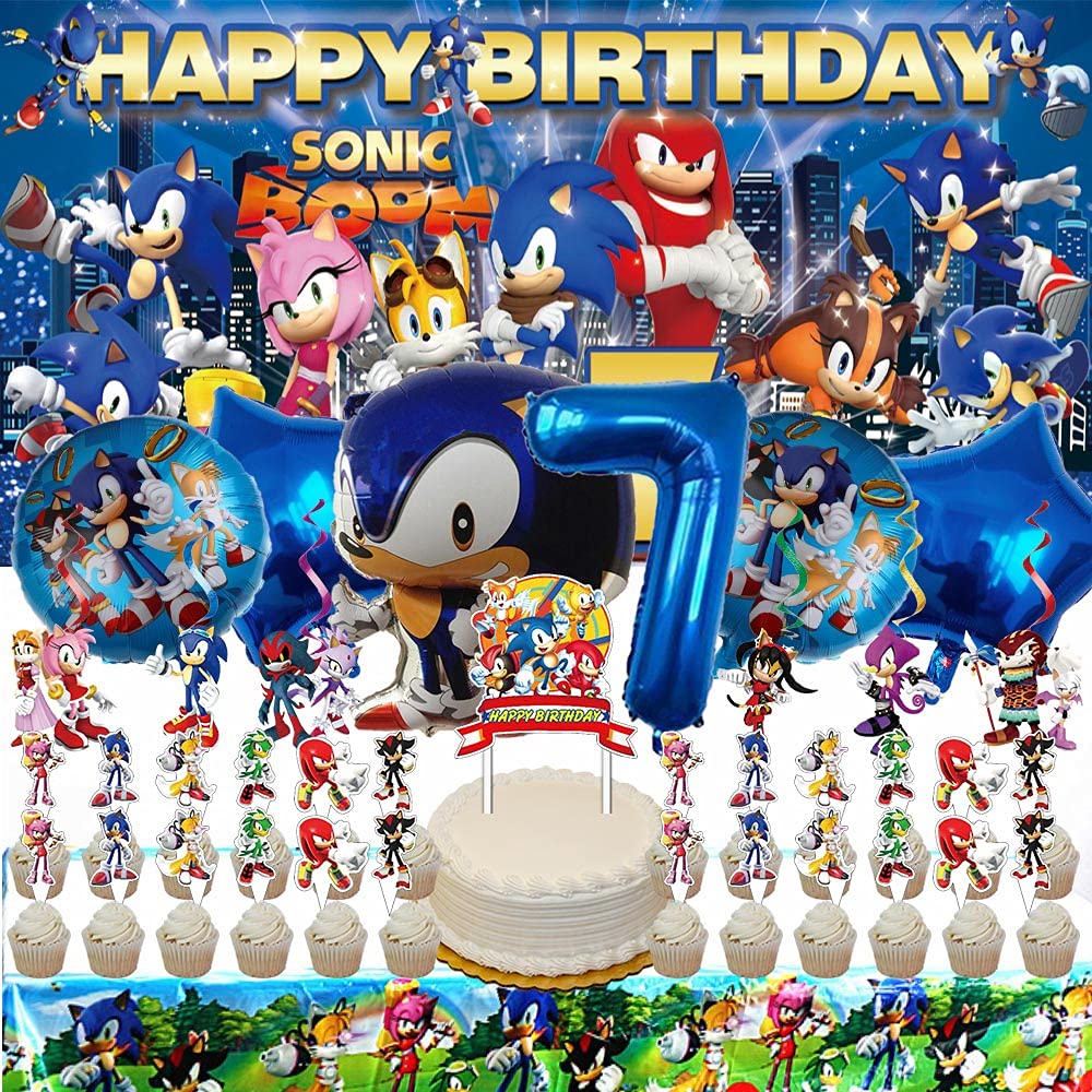 Buy Sonic 7th Party Supplies Sonic The Hedgehog 7 Seventh Seven
