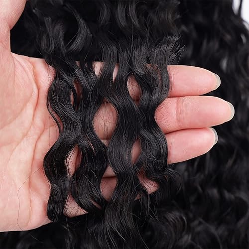 Miniatura 6 de Extensión de cabello rizado de 32 pulgadas de largo, cola de caballo sintética con clip instantáneo, resistente al calor, marrón oscuro (#2), 6.70