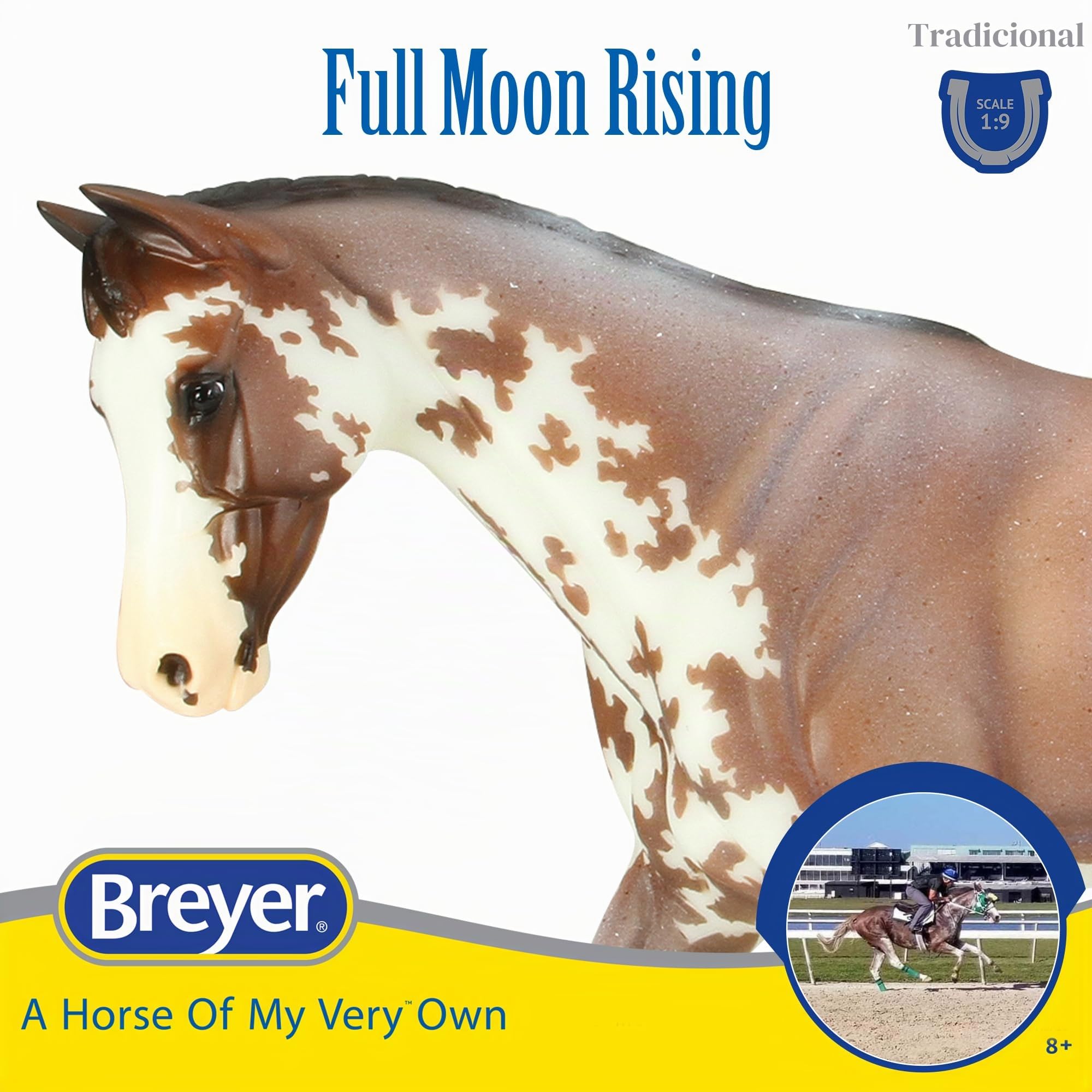 Breyer Horses Traditional Series | Full Moon Rising | Thoroughbred | Modelo de juguete de caballo | 14 x 7.5 pulgadas | Escala 1:9 | Modelo #1877