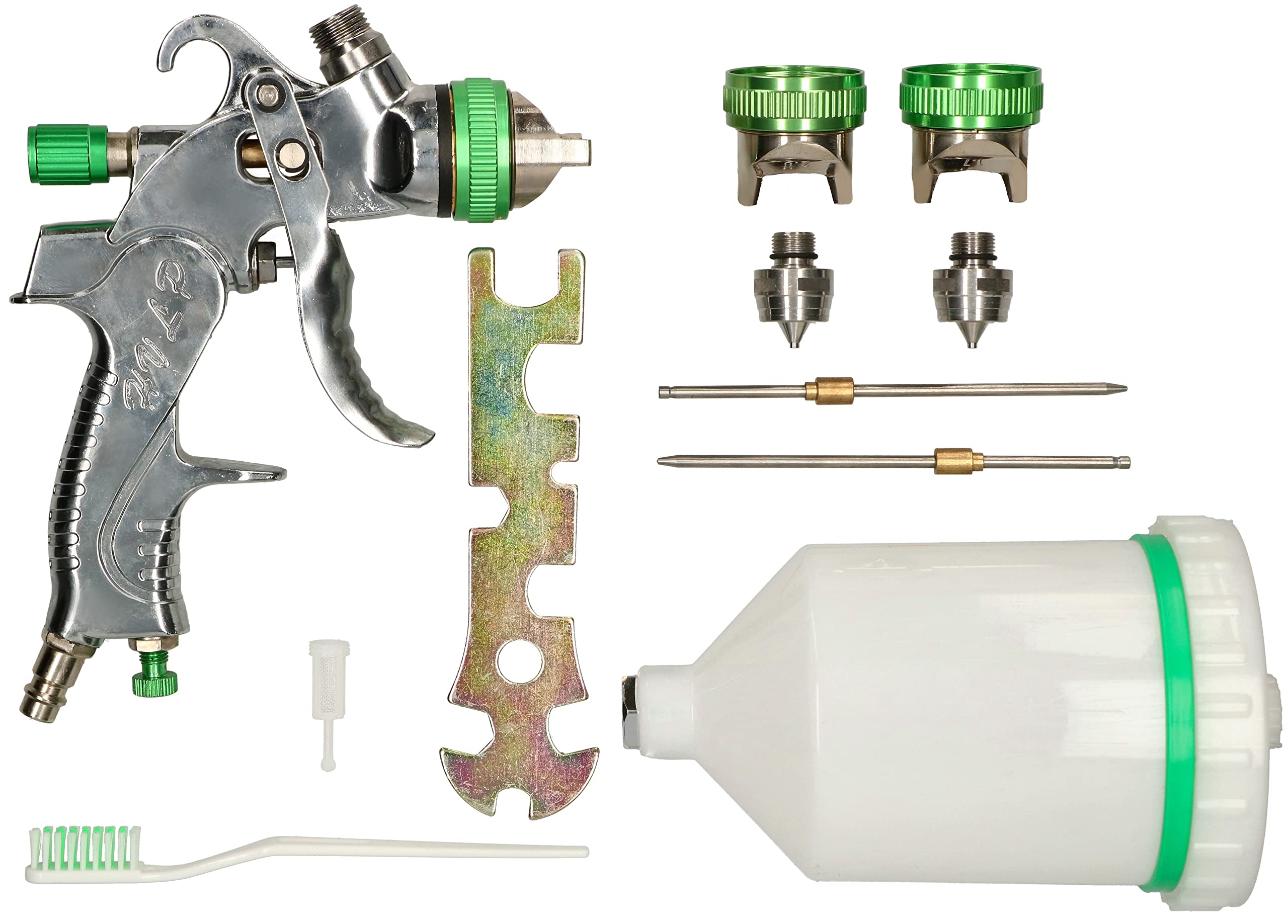 KOTARBAU® Pistolet lakierniczy HVLP Pistolet lakierniczy z dyszami 1,4 1,7 2,0 mm