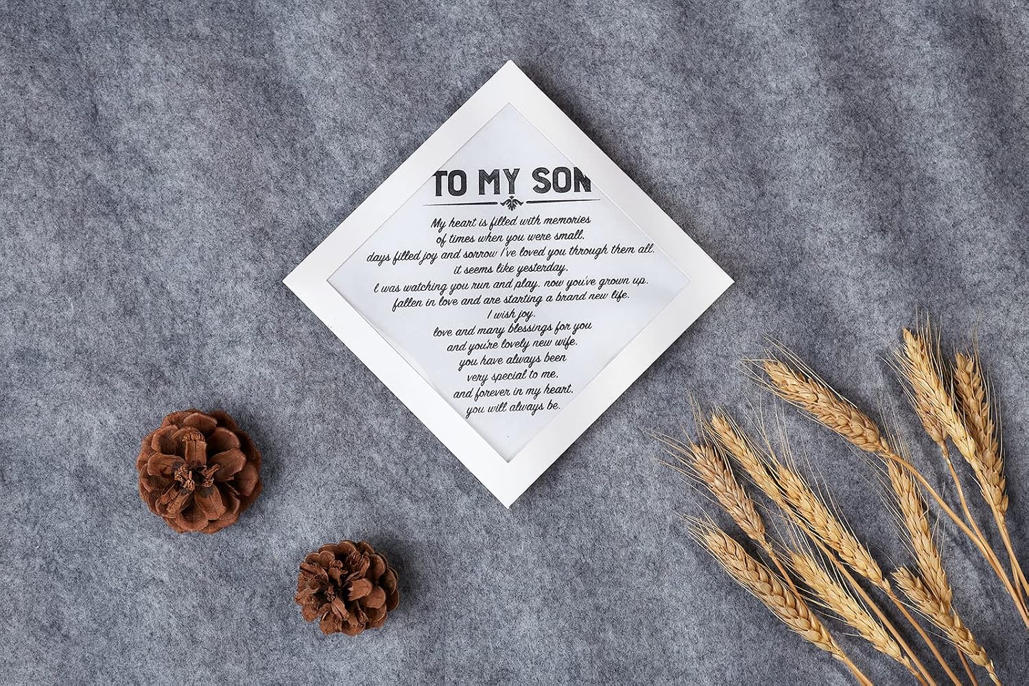 Father Of The Bride Handkerchief Gifts Wedding Gift From Daughter, White Handkerchiefs For Bridal's Father image 5