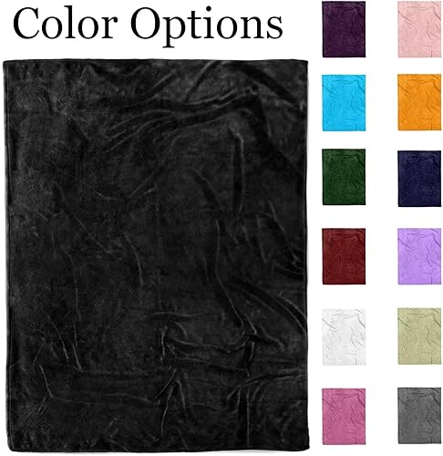 Miniatura 6 de Manta personalizada con imagen, manta con foto personalizada, regalos personalizados para adultos y niños (forro polar, 40 x 60 pulgadas)