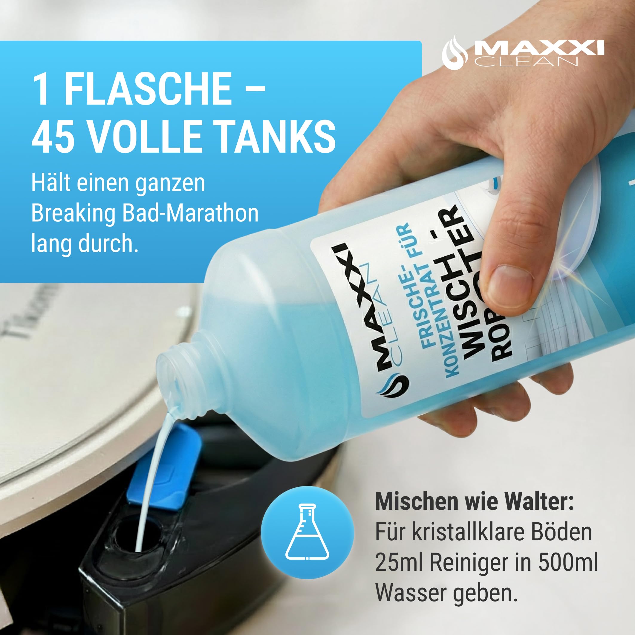 Limpiador de suelos para robots de limpieza 750ml