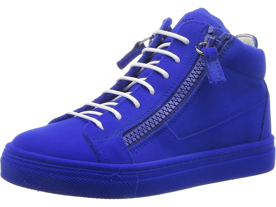 

Giuseppe Zanotti Kids Flock Sneaker (Toddler/Little Kid) (Electric Blue) Kids Shoes