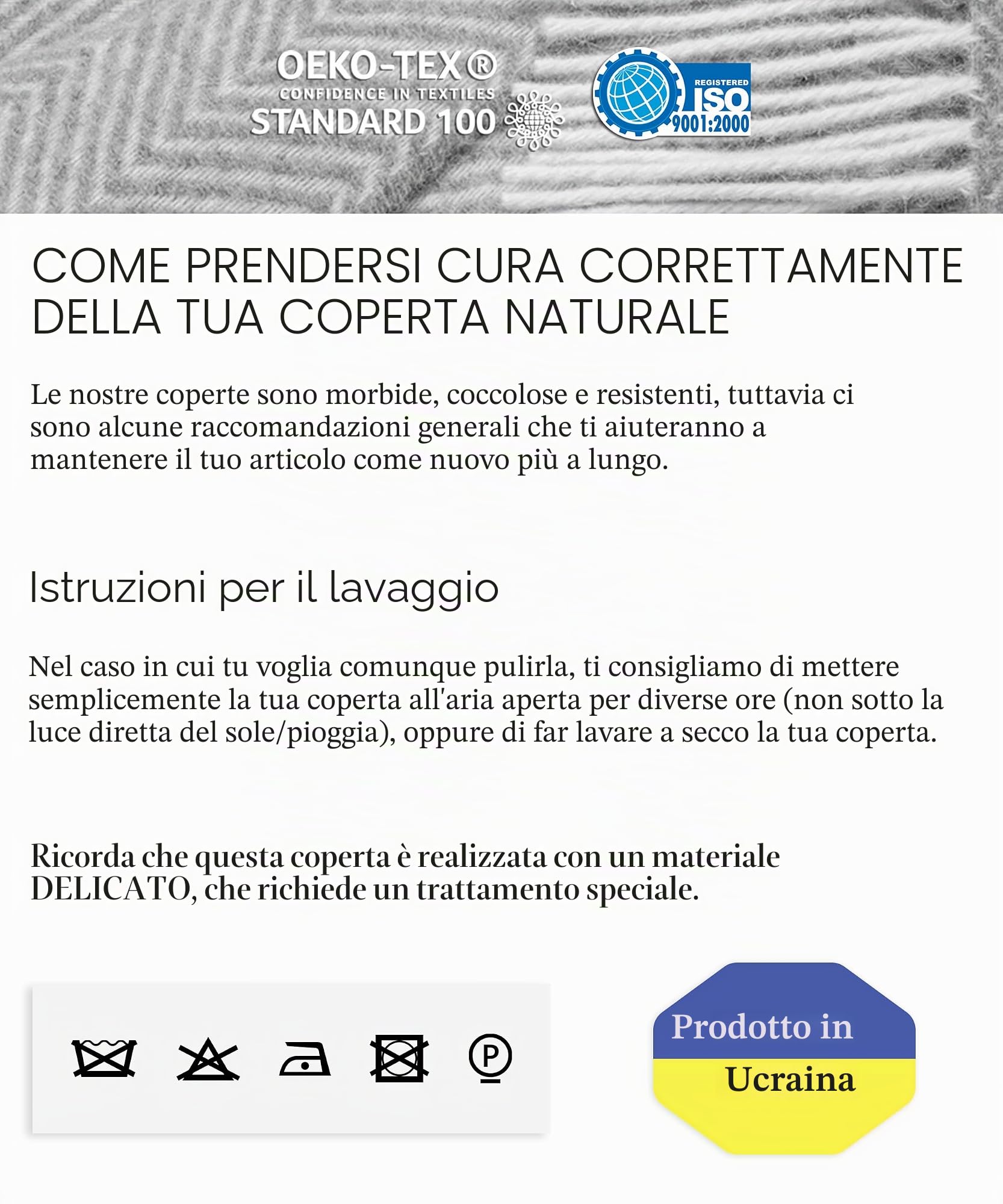 LYHome Plaid Cashmere e Lana Merino, Coperta per Letto e Divano 140x200 cm | Copriletto Caldo e Morbido, 10% Cashmere, 90% Merino, OEKO-TEX. Singolo Plaid Pura Lana per Estivo, Invernali | Bianco Sporco