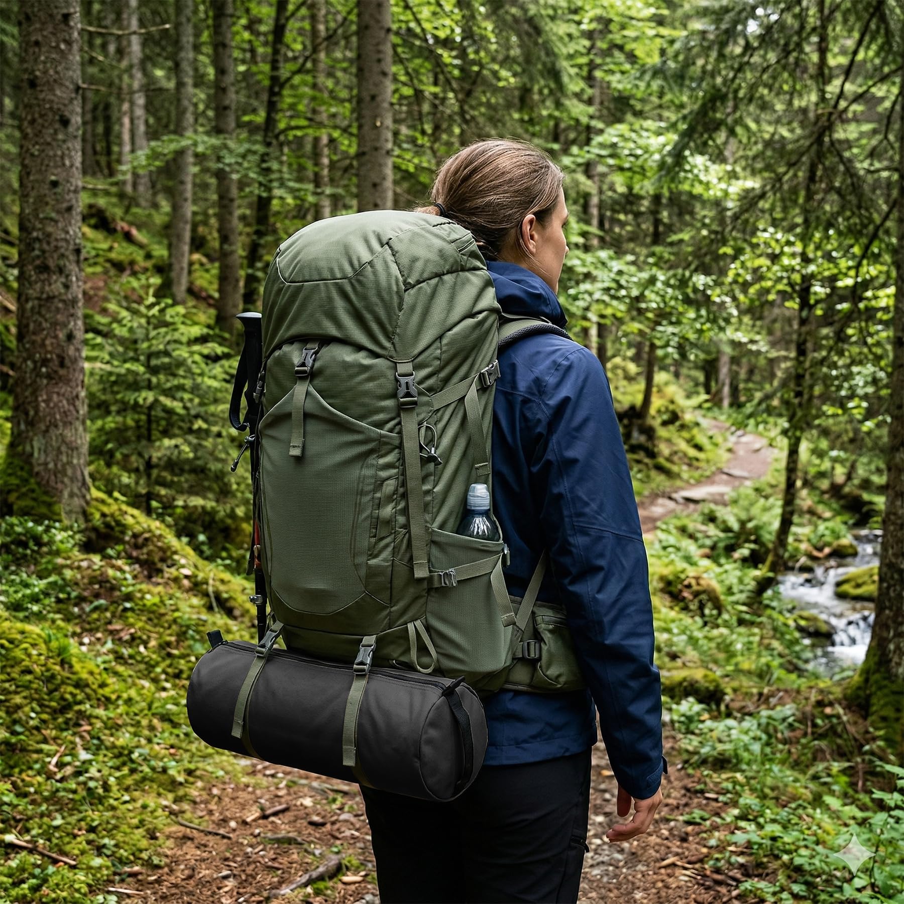 Campingbett Höhenverstellbares Backpacking-Bett mit Beinverlängerungen Ultraleichtes Klappbett für Camping, Wandern, Reisen