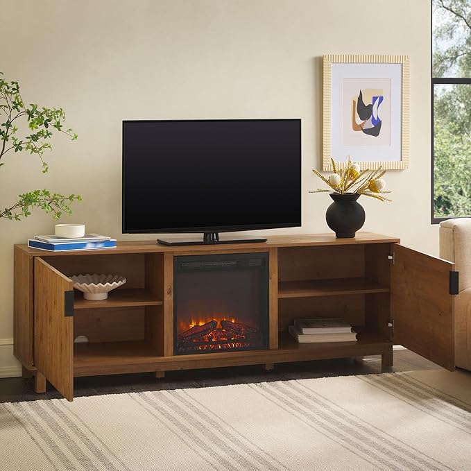 Soporte para TV Walker Edison con Chimenea Eléctrica 70 pulgadas miniatura 7