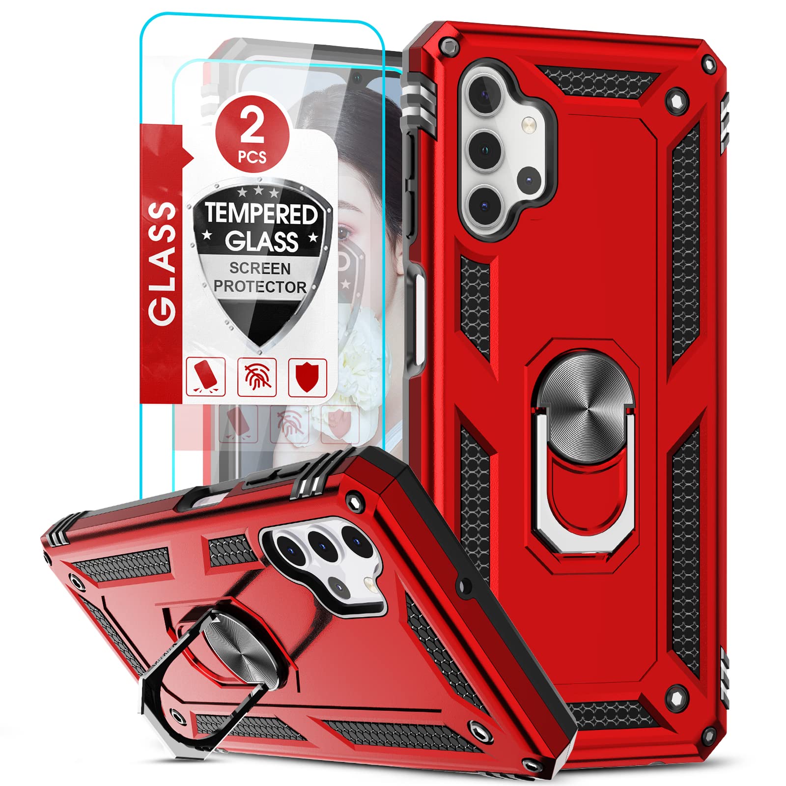 LeYi Case with Tempered Glass Protectors