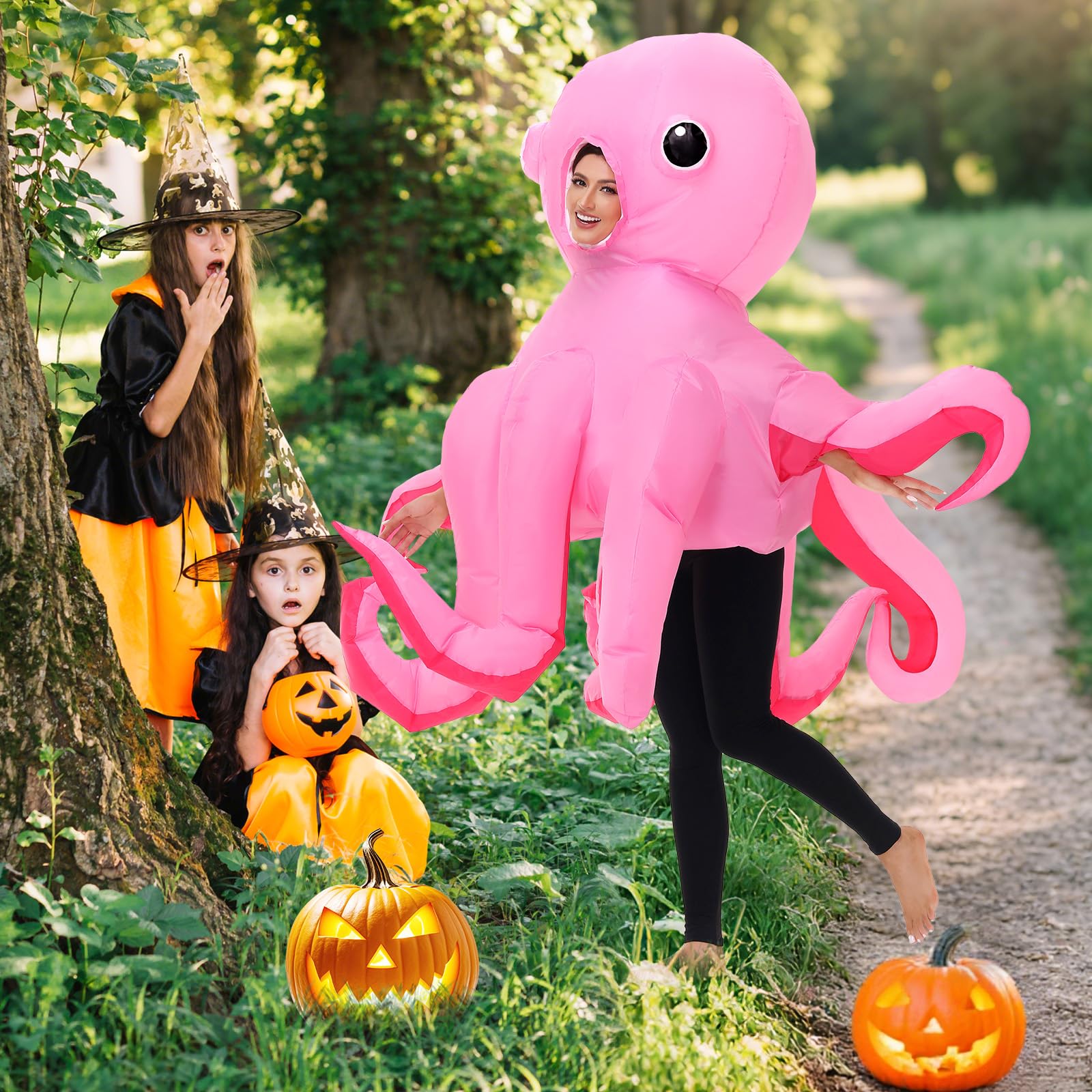 Spinosaurus Costume da polpo gonfiabile per adulti, costume di Halloween gonfiabile divertente, per uomini e donne