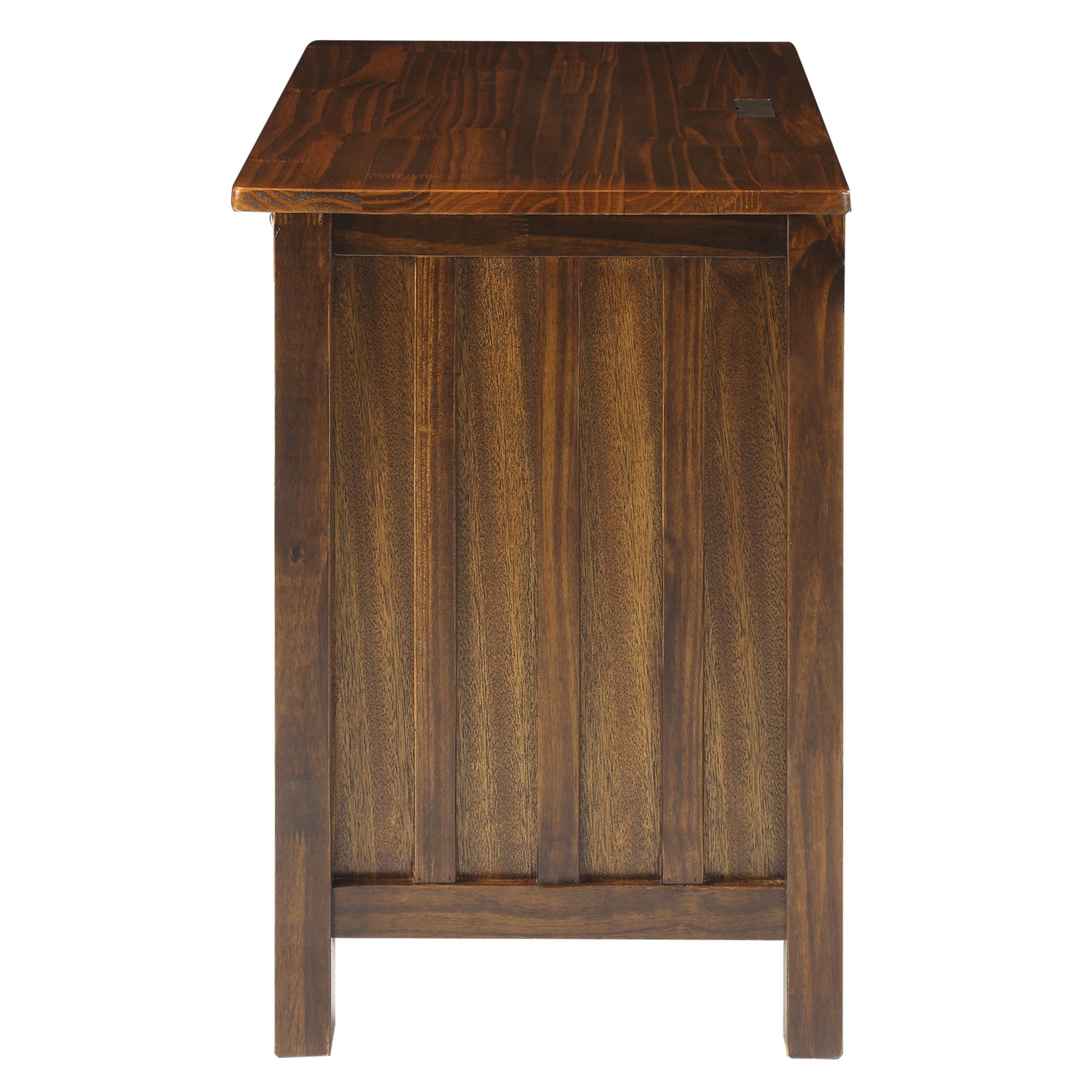 Vanderbilt - Mesita de noche con puertos USB, marrón cálido, 24 pulgadas de largo x 17 pulgadas de ancho x 27 pulgadas de alto 6