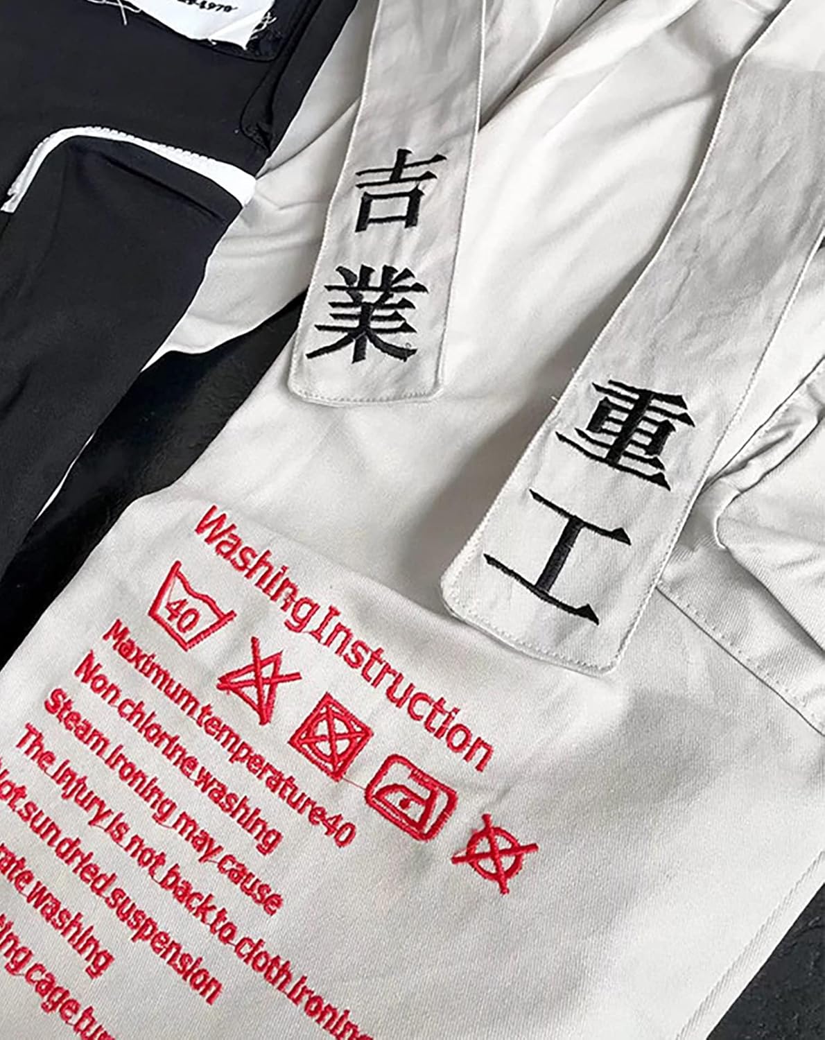 Niepce Inc Men's Japanese Streetwear Techwear Cargo Pants with Design - Image 5