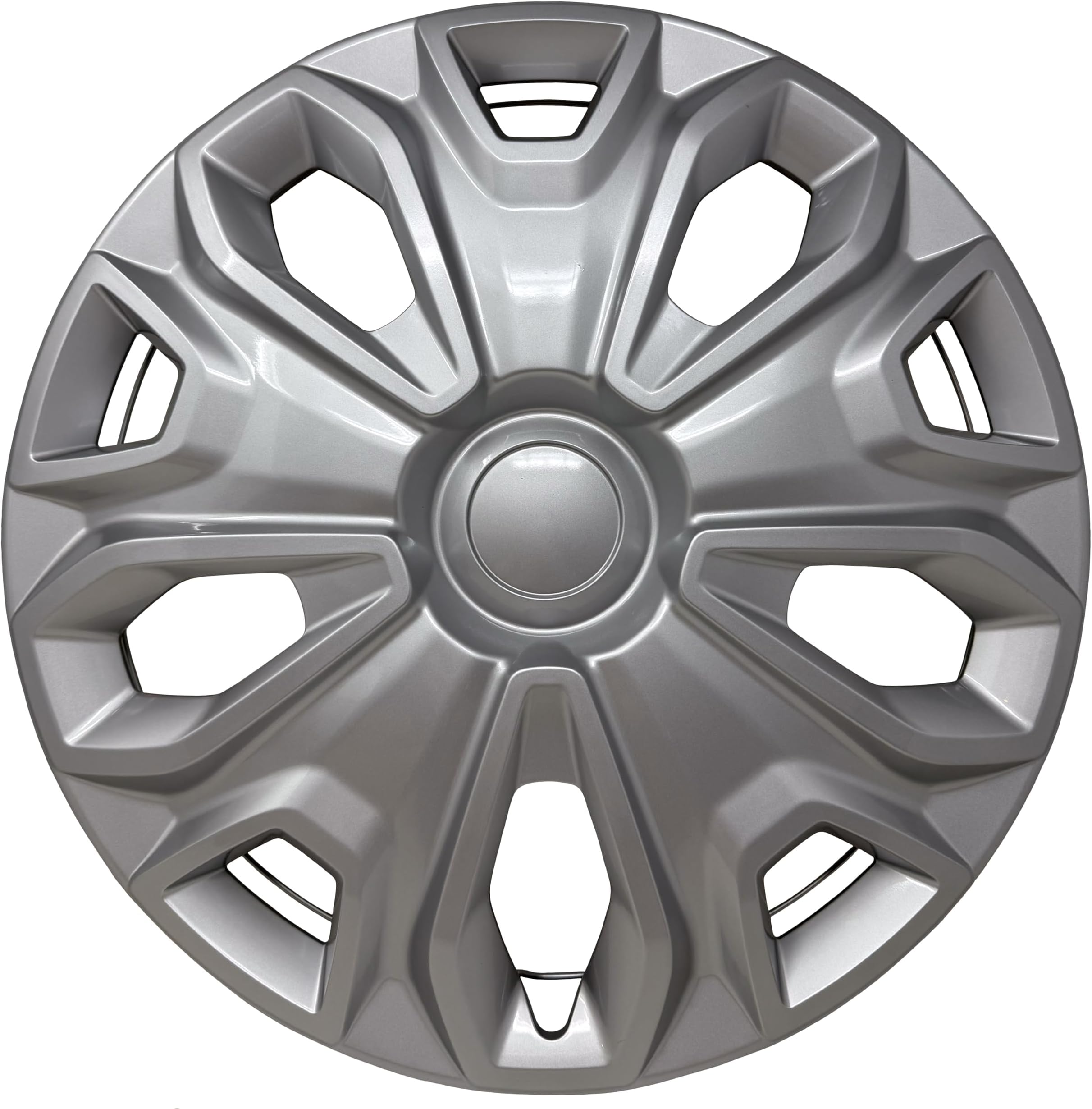 Hubcap Replacement for Ford Transit 150, 250, and 350: 2015-2024, 16-inch Wheel Cover (Silver, 1 Piece)
