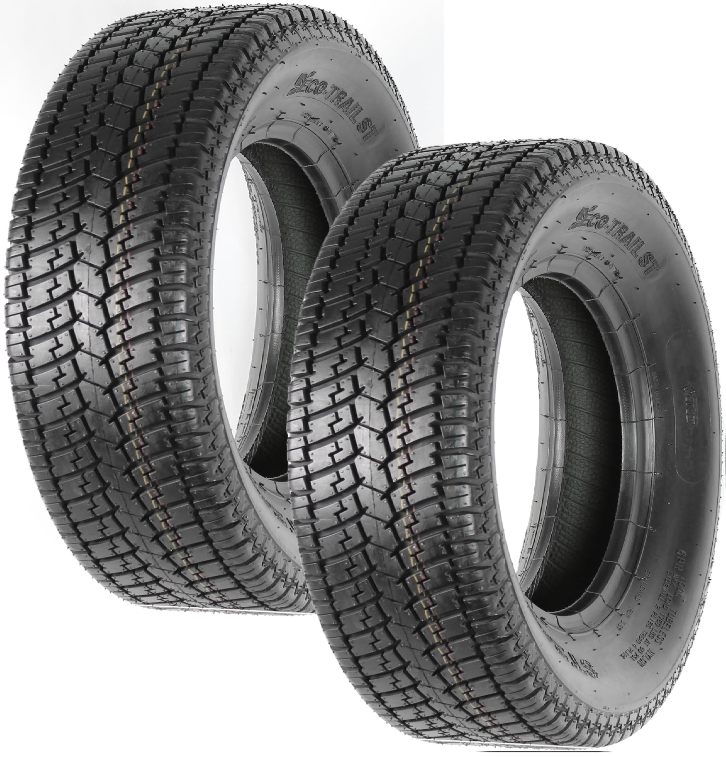 Amazon.com: eCustomrim 2-Pack Eco Trail ST185/80D13 DEEP