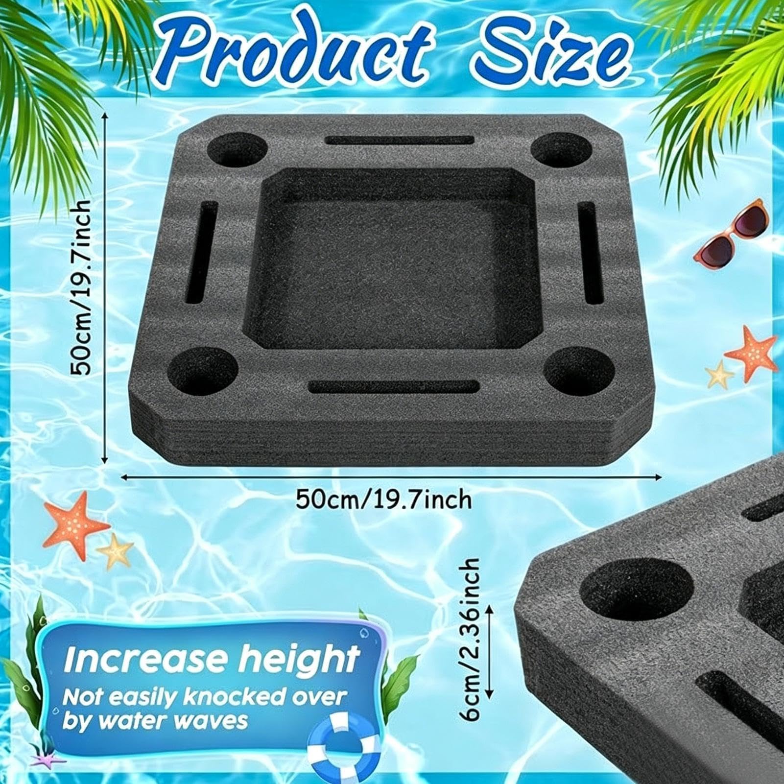 Soporte Flotante para Bebidas - Estante Flotante Grande para Bebidas para P