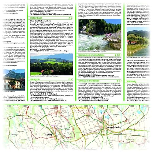 Foto von Ammergau, Garmisch-Partenkirchen, Staffelsee: Wander- und Radkarte mit Ausflugszielen & Freizeittipps, wetterfest, reißfest, abwischbar, GPS-genau. 1:35000 (Wander- und Radkarte: WuRK)