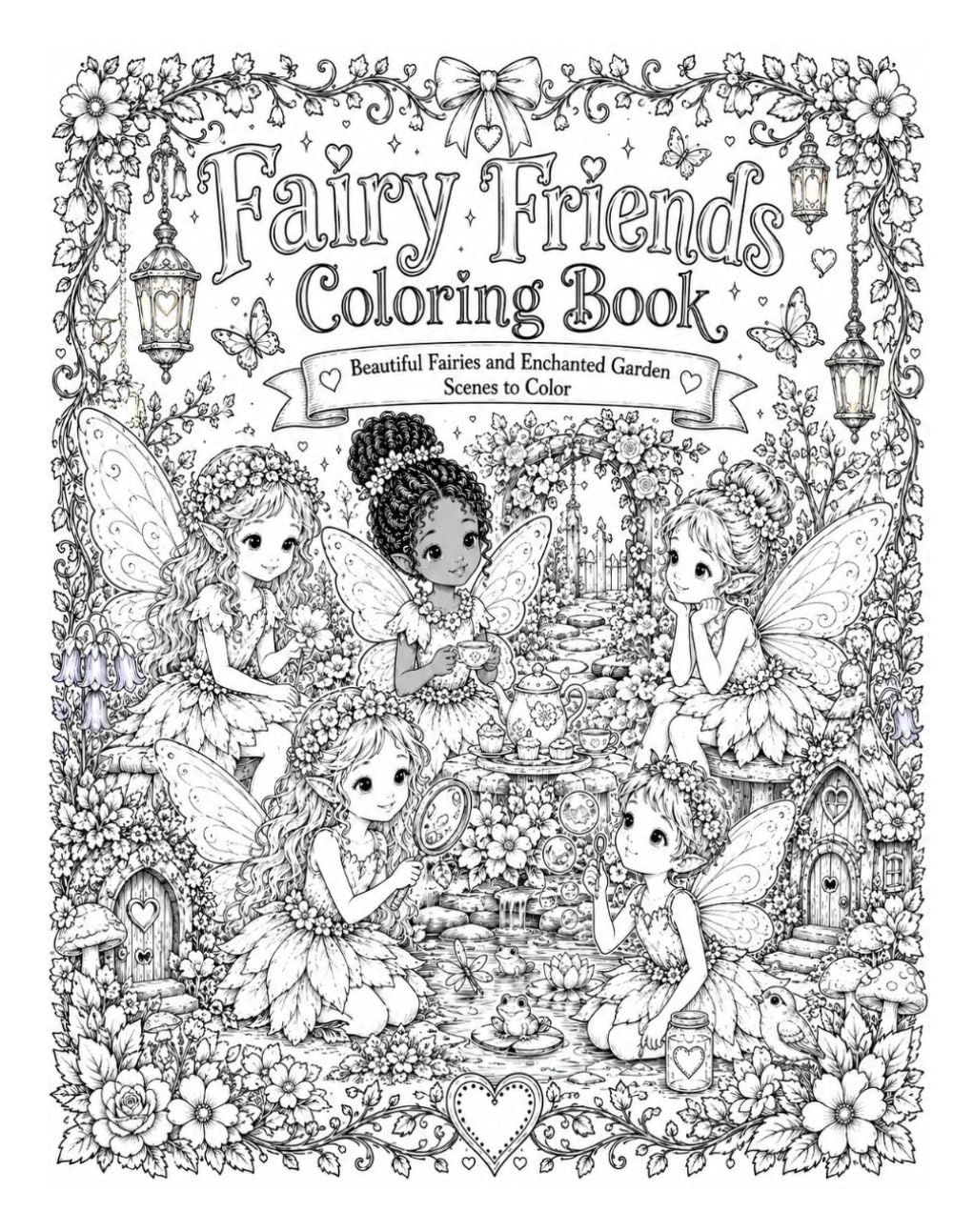 Fairy Friends Coloring Book