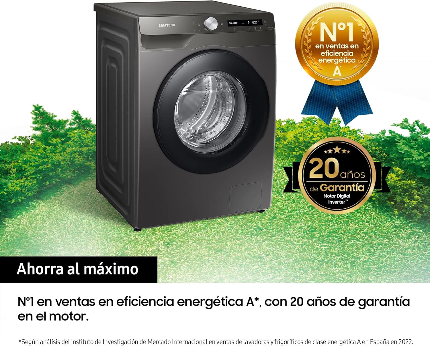 Samsung WW90T534DAN/S3 Lavatrice 9 Kg valutazione energetica A Inox Samsung WW90T534DAN/S3 Lavatrice 9 Kg valutazione energetica A Inox
