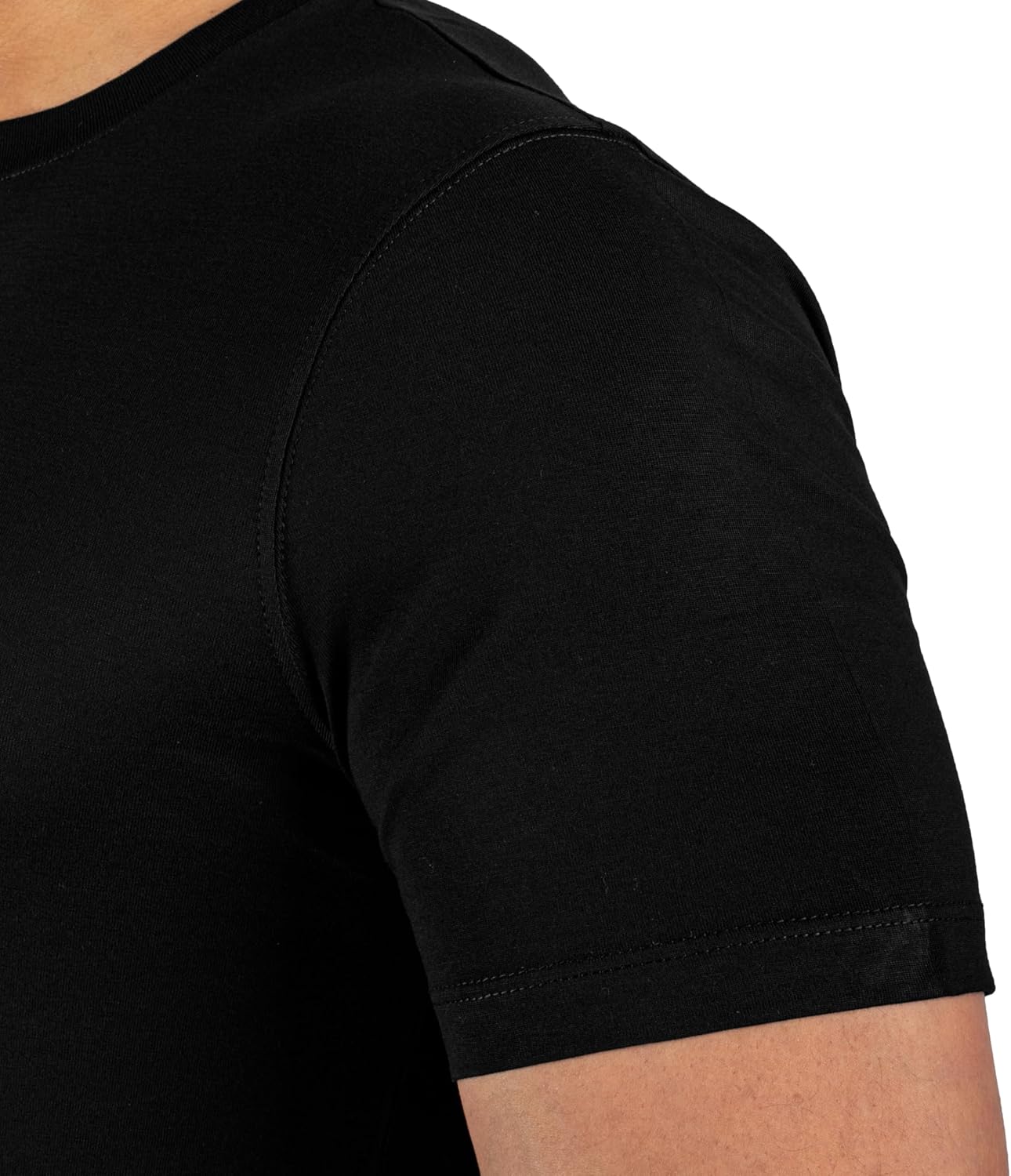 Mens T-Shirt - Shrink Free Soft Fitted Premium Tshirts – 100% Supima Cotton Short Sleeve - Image 2