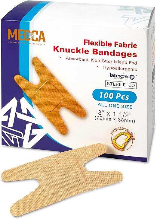 Flexible Fabric Bandages Flex Fabric Adhesive Bandages Knuckle