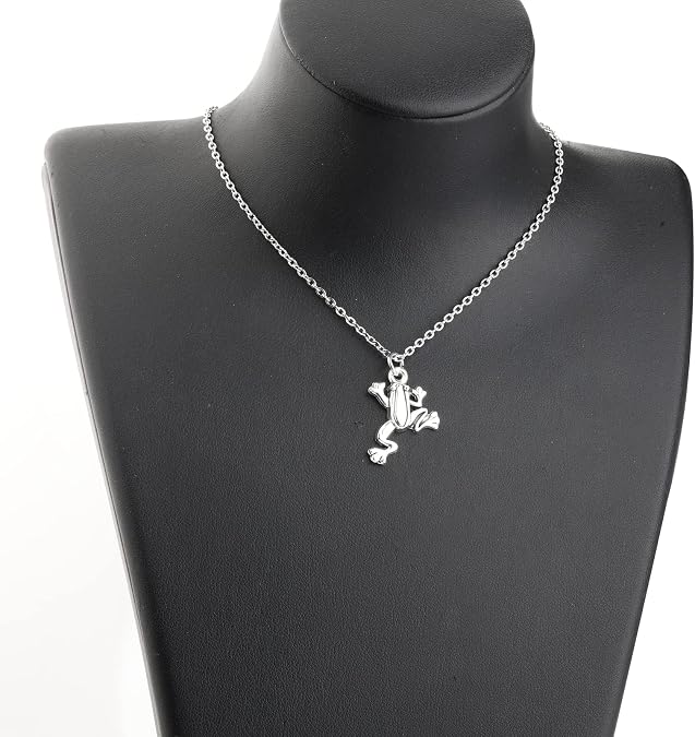 TGBJE Frog Necklace Frog Spirit Animal Inspirational Gift for Women Daughter Frog Charm Jewelry