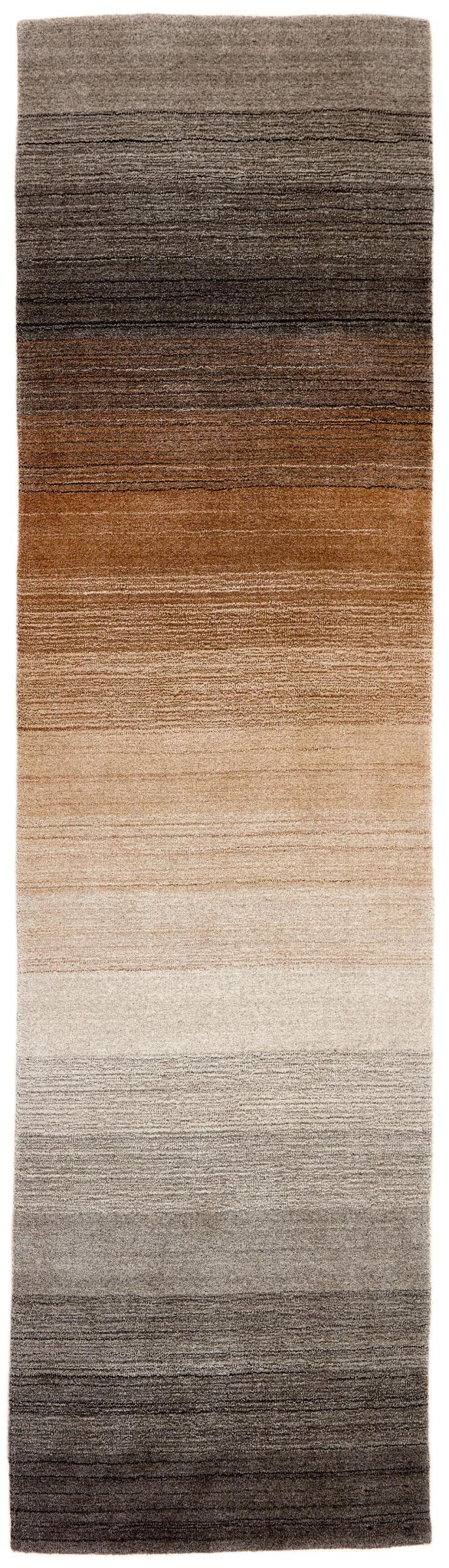 Tapis d'orient moderne Horizon en laine d'Inde idéal pour sublimer votre couloir